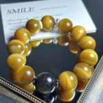 Full View Bracelet with Tiger's Eye, Gold Sheen Obsidian and Clear Quartz