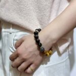 Bracelet's Soft Nocturnal Glow Under Moonlight