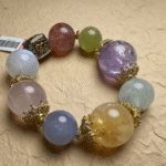 Eight Natural Crystal Bracelet Showcasing Five Elements Harmony