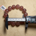 Linen Gift Box with Strawberry Quartz and Dried Flowers