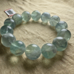 Sunlight Transparency Effect Through Green Fluorite